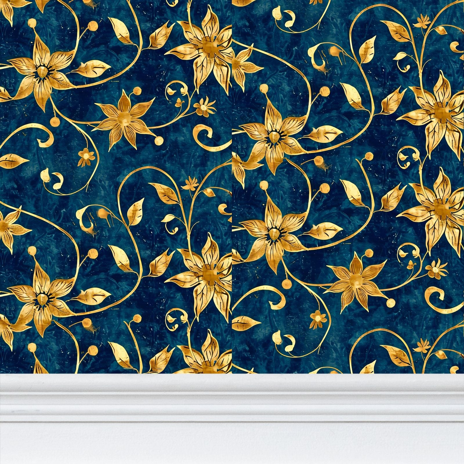 Premium Vintage Wallpaper William Morris Inspired
