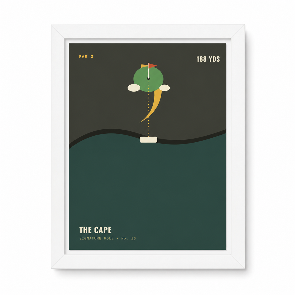 Framed poster