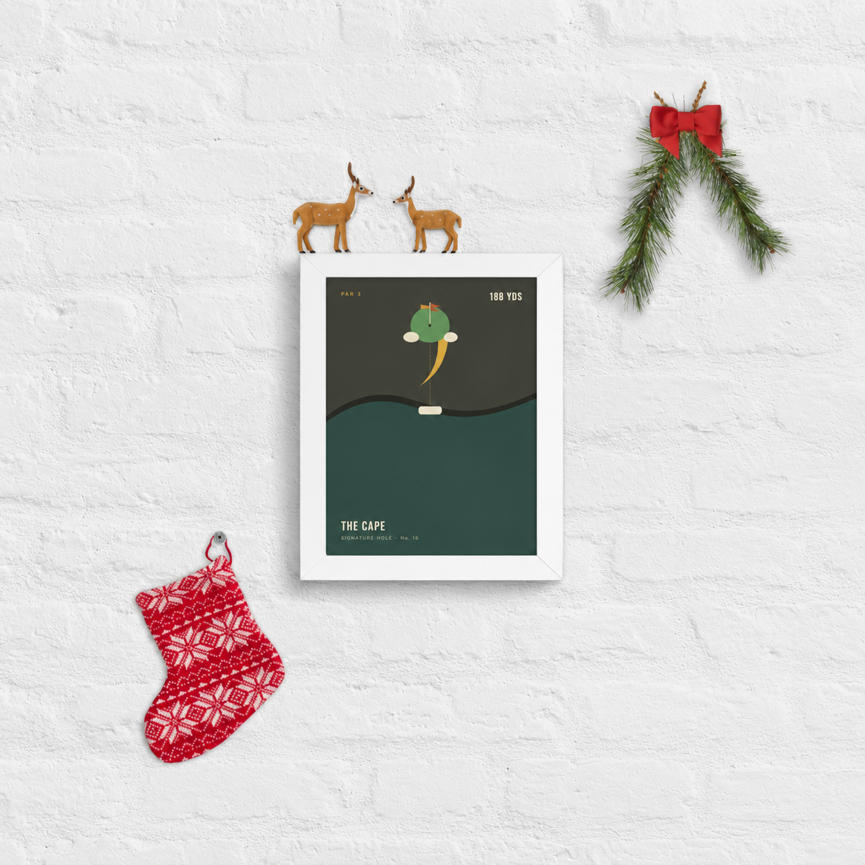 Framed poster