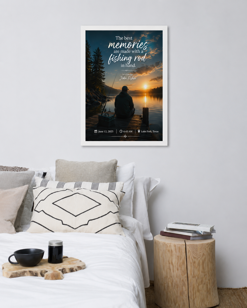 Framed photo paper poster